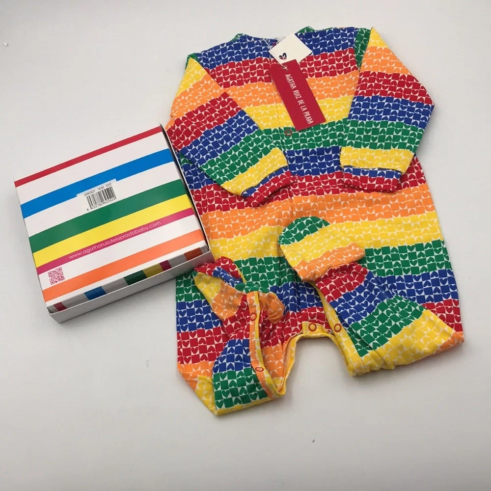 Agatha Ruiz De La Prada Heart Print Romper